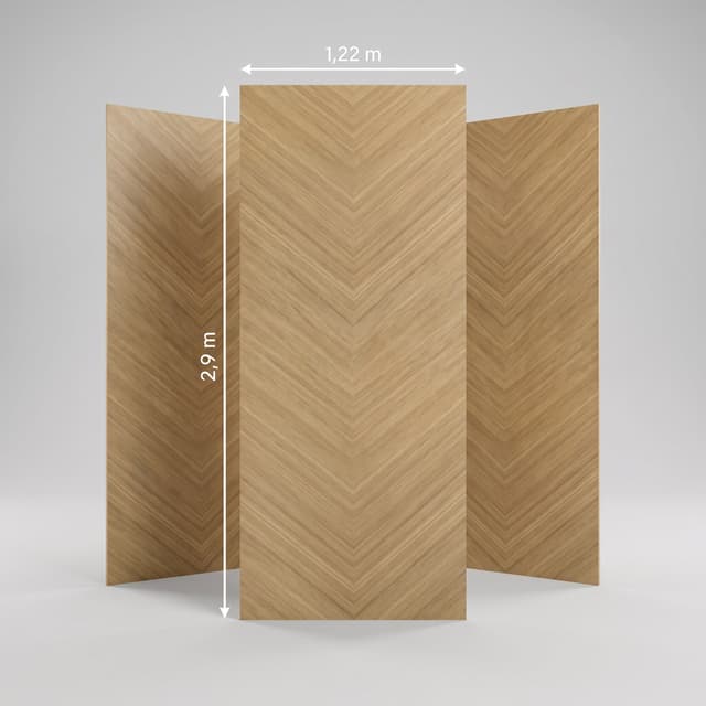 Panneau PVC Chevron Chêne Clair — PVC & accessoires