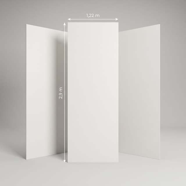 Panneau PVC Blanc Uni — PVC & accessoires