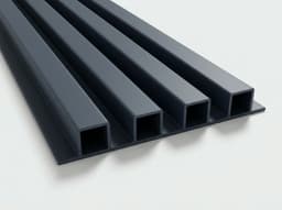 Lame de bardage PVC Anthracite — vue 1