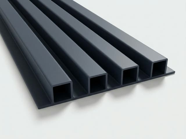 Lame de bardage PVC Anthracite — Lame de bardage PVC