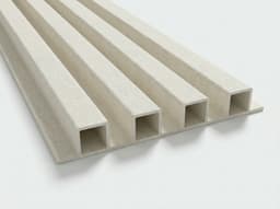 Lame de bardage PVC Lin blanc — vue 1