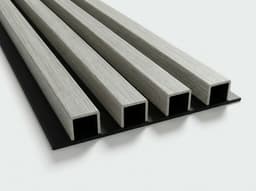 Lame de bardage PVC Chêne gris & noir — vue 1