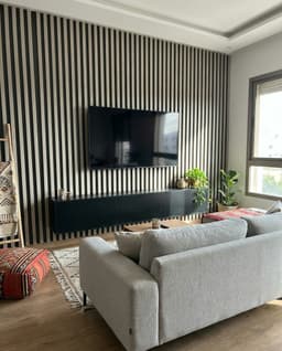 Lame de bardage PVC Chêne gris & noir — vue 3
