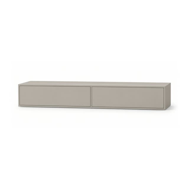 Meuble TV suspendu gris 180 cm — Meubles TV