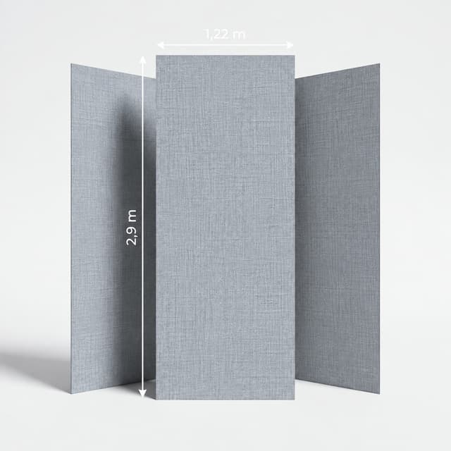 Panneau PVC Lin gris bleu clair — Badil chipboard PVC