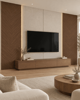 Panneau PVC Chevron Noyer Foncé — vue 6
