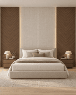 Panneau PVC Chevron Noyer Foncé — vue 5